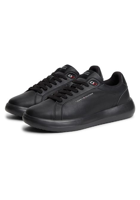Tommy Hilfiger Chunky Leather Sneakers Black Men TOMMY HILFIGER | Sneakers | FM0FM06000-0GJ
